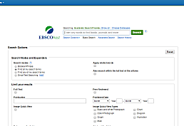 Ebscohost screenshot