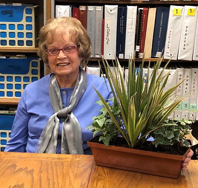 Miss marilyn and her planter