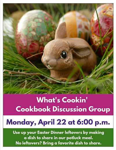information about the cookbook discussion group meeting