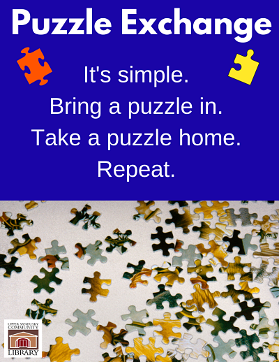 puzzle exchange flyer